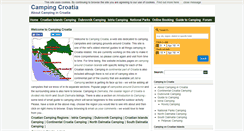 Desktop Screenshot of campingcroatia.net